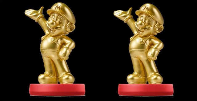 Gold sales mario amiibo