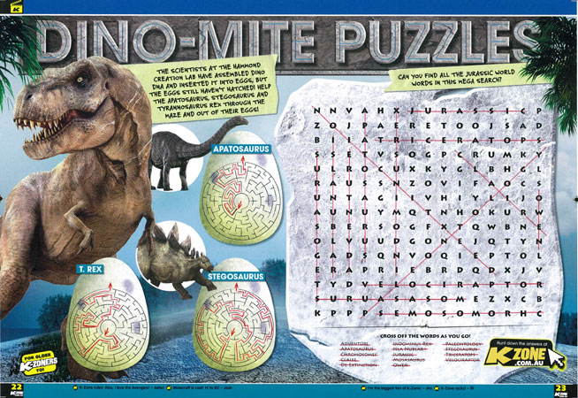 Jurassic World solve