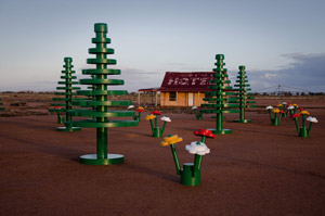 LEGO trees were everywhere