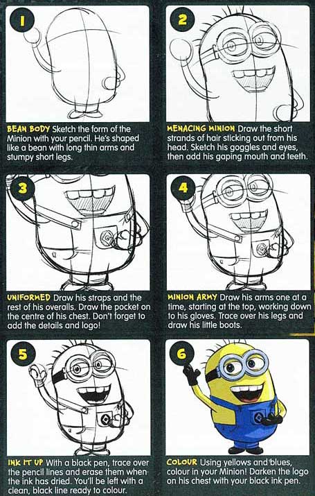 How to Draw a Minion