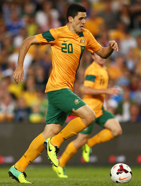 Photo: Socceroo Tom Rogic. Rogic is not in the World Cup Socceroo team. Getty Images