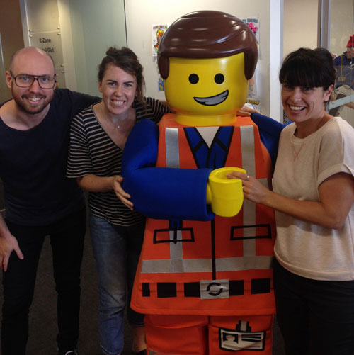 Photo: Team K-Zone met Emmet from The LEGO Movie!