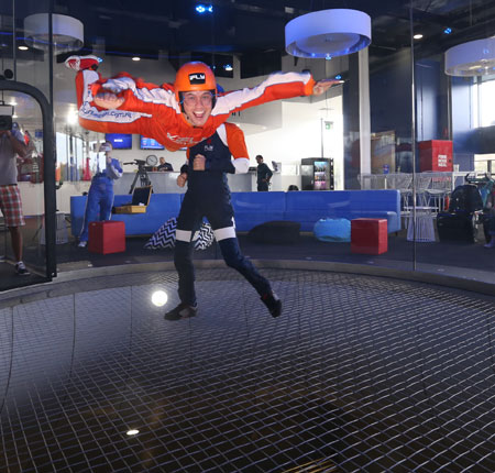 Saturday Disney's Nathan goes skydiving!