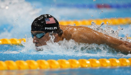 Swimmer Michael Phelps. Photo: Getty Images