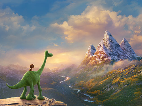 The Good Dinosaur mountain