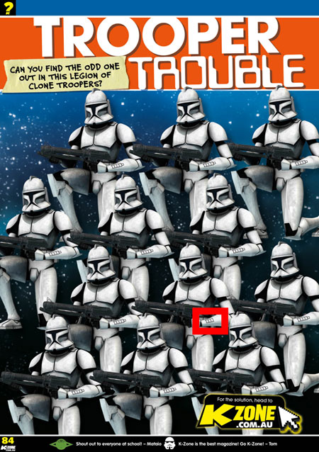 Trooper Trouble Solution K-Zone October