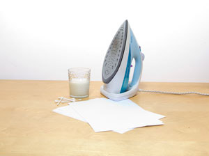 You'll need an iron to read your secret message