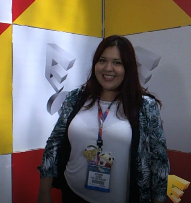 Alex at the famous E3 gaming convention
