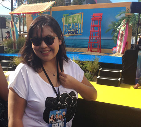Alex poses on the Yellow Carpet at the Teen Beach Movie premiere! Photo: Melissa Lazcano Alex poses on the Yellow Carpet at the Teen Beach Movie premiere! Photo: Melissa Lazcano