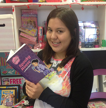 Alex reads her copy of Billie B Brown! Alex reads her copy of Billie B Brown!