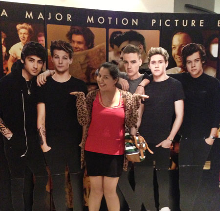 Alex saw the One Direction movie! Alex saw the One Direction movie!