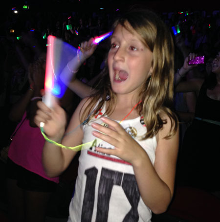 Alice at the One Direction concert! Alice at the One Direction concert!