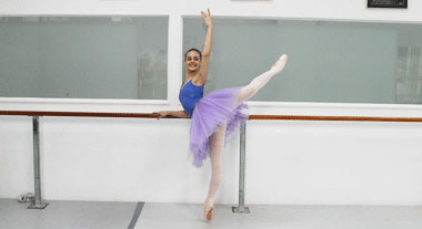 Ballerina: first move of the day