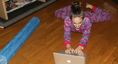 Ballerina: stretch and social time