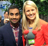 Candice and Aziz Ansari Candice and Aziz Ansari