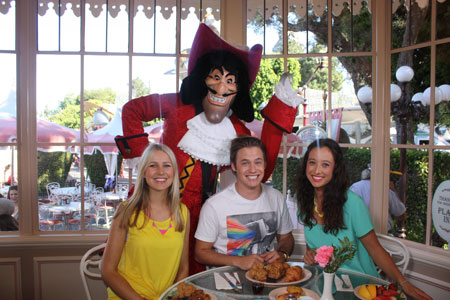 Candice hangs out with Nathan and Teigan at Disneyland