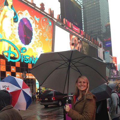 Candice in Times Square Candice in Times Square