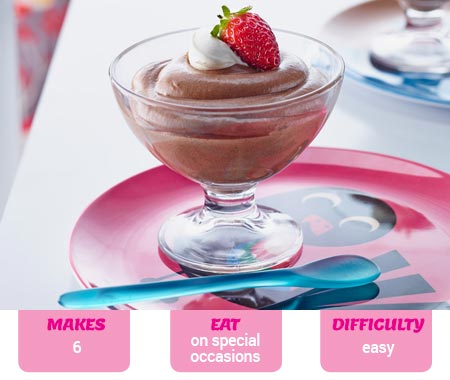 Chocolate Mousse Recipe courtesy of Aeroplane Jelly. Chocolate Mousse Recipe, makes six, super easy, eat on special occasions!