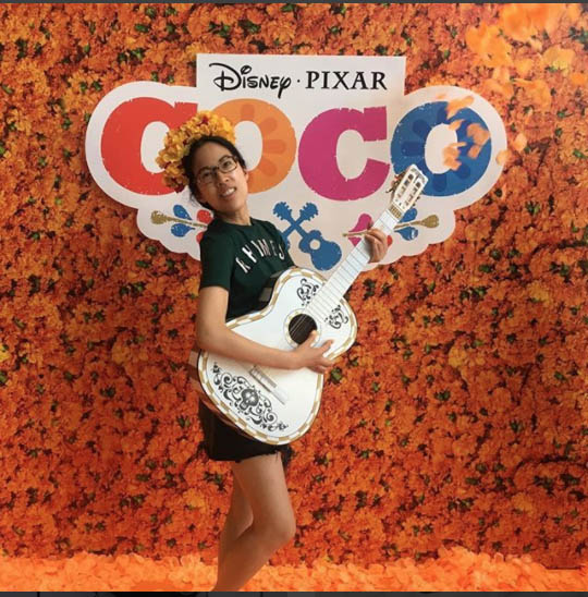 Claire attends a screening of Coco