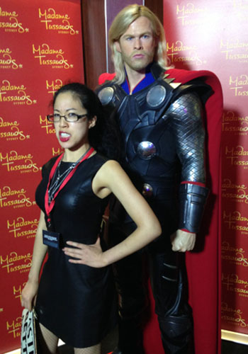 Claire With Thor