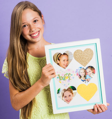 diy-heart-photo-board DIY Heart Photo Board Total Girl