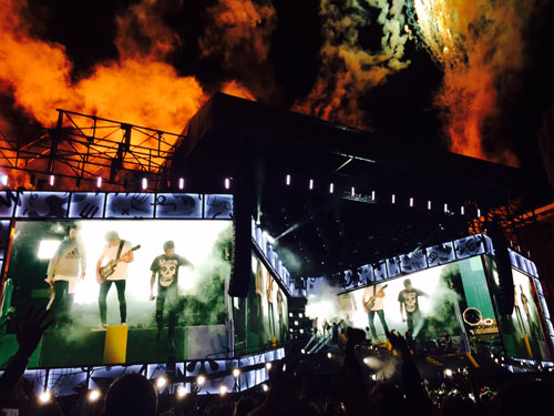First Song of the On The Road Again tour