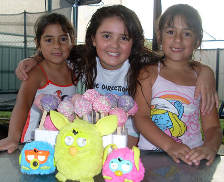 Furbies and Chloe's cousins Furbies and Chloe's cousins
