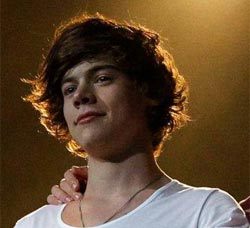 Harry's natural hair. Photo: Facebook