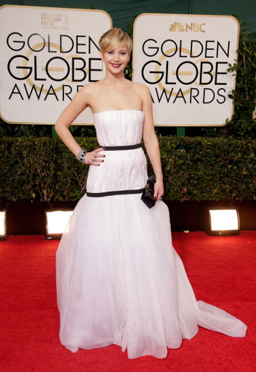 Jennifer Lawrence Photos: Golden Globes 2014. Photo: Getty Images