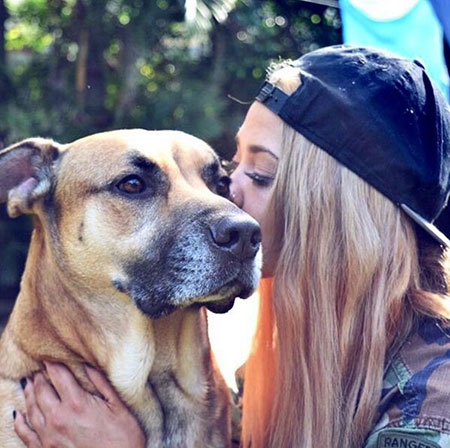 Jess and her dog