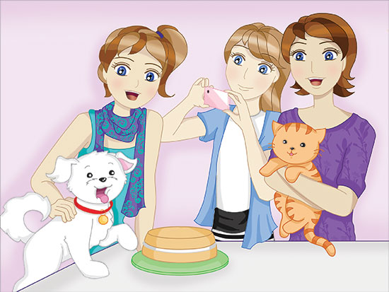 Jessie and her family