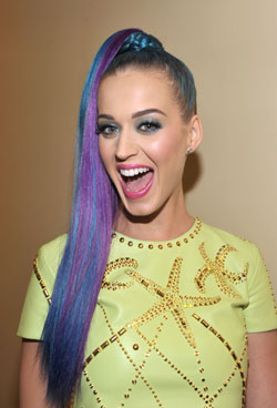 Katy Perry ponytail hairstyle