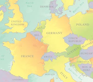 Map of Germany. Photo: Getty Images