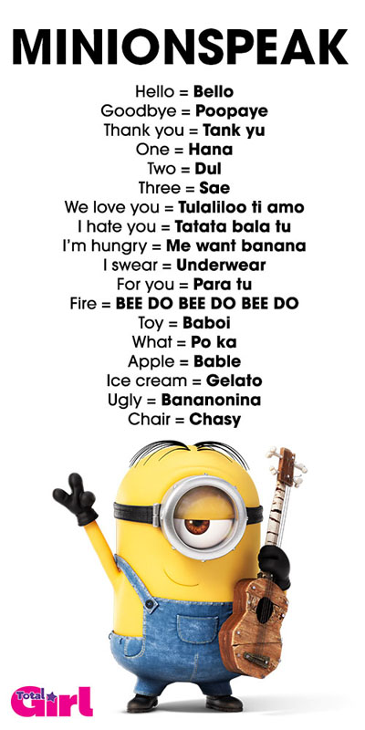 minions saying bee doo