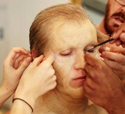 Niall's make-up. Photo: Facebook