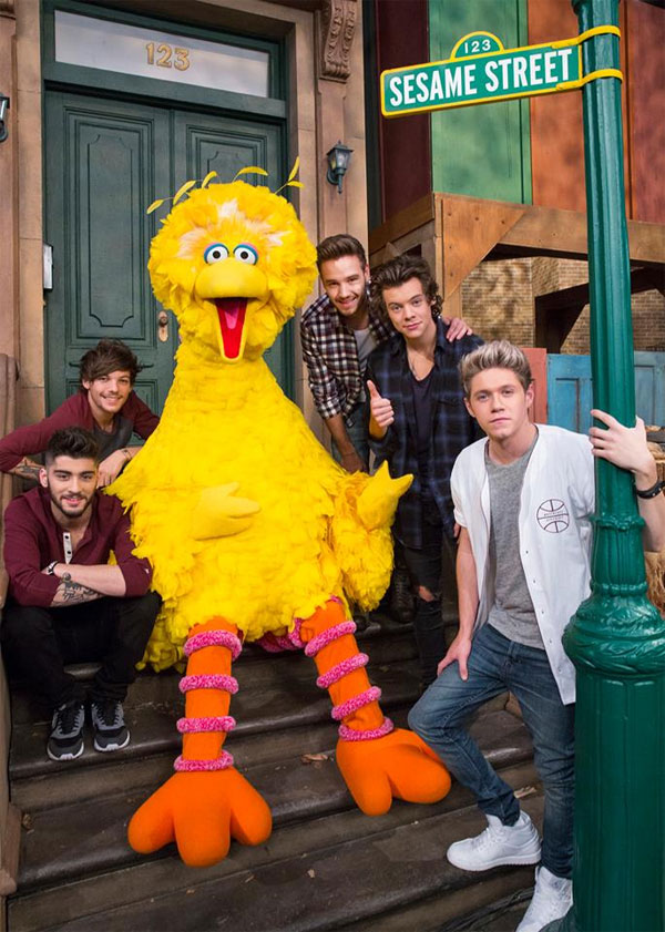 One Direction star on Sesame Street! Photo: Facebook