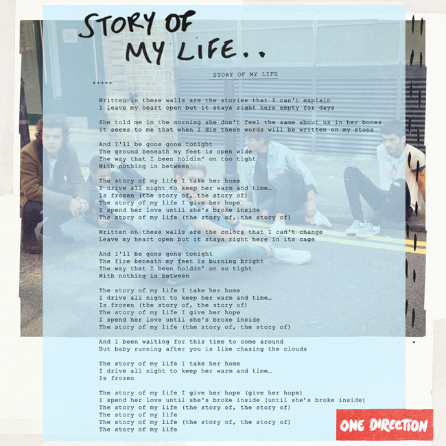 Story Of My Life - One Direction #fyp #lyric, One Direction