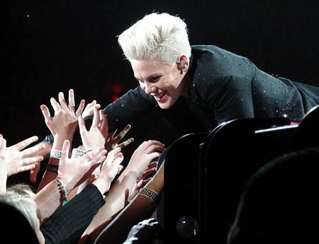 P!nk was ah-mazing. Photo: Instagram P!nk was ah-mazing. Photo: Instagram