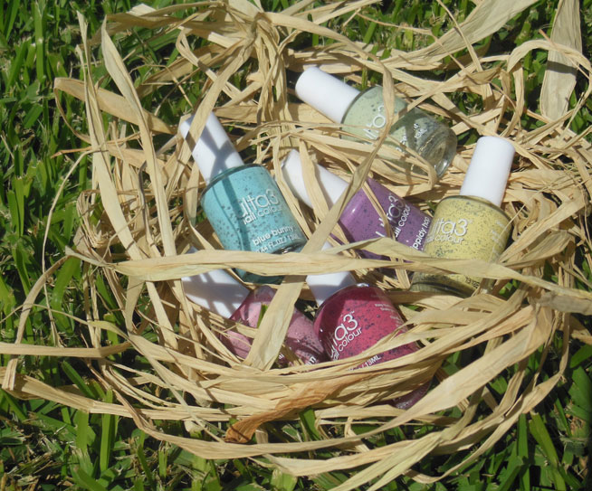 Pastel Easter nail polish colours