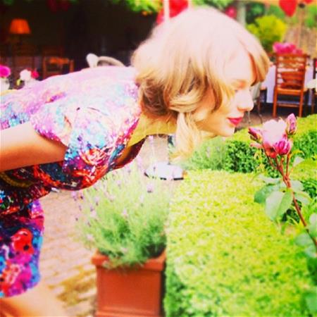 Taylor Swift Floral Dress Photo Instagram