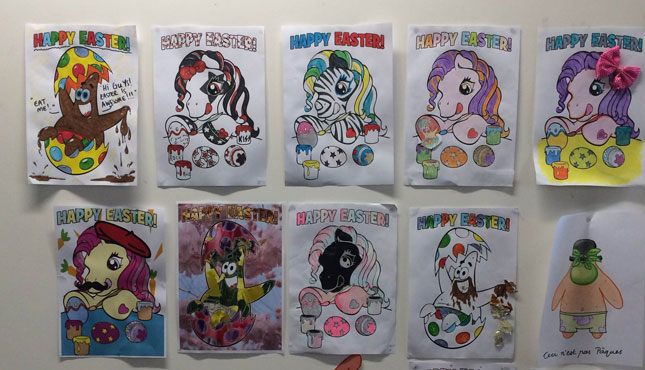 Total Girl's Easter Colouring Competition