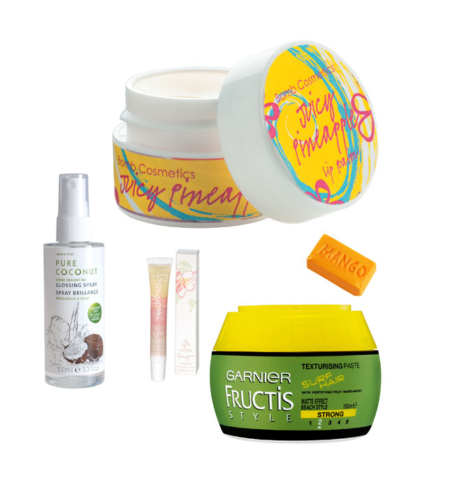 Tropical-themed beauty products