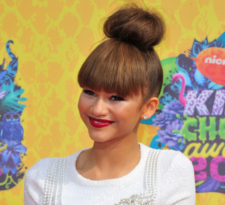 Zendaya top knot